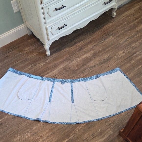 RipSkirt Hawaii Large Blue Paisley/Floral Wrap Skirt Quick-Dry Travel Size Large - Picture 10 of 11